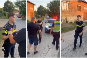 polițist atacat