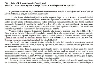 raspuns drdp pod chișineu-criș