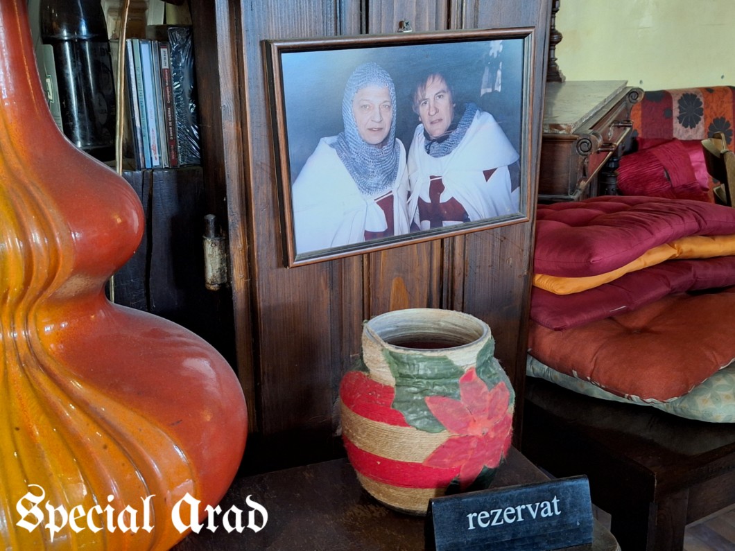 poză Ovidiu Ghiniță și Gerard Depardieu - Boeme cafe