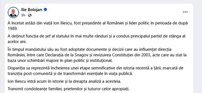 Bolojan ILiescu