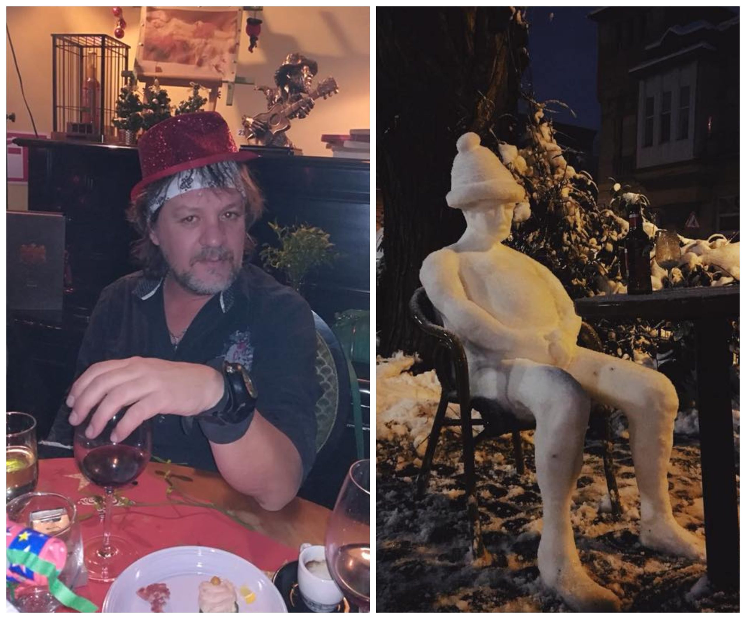 Lucian Țidorescu și omul de zăpadă