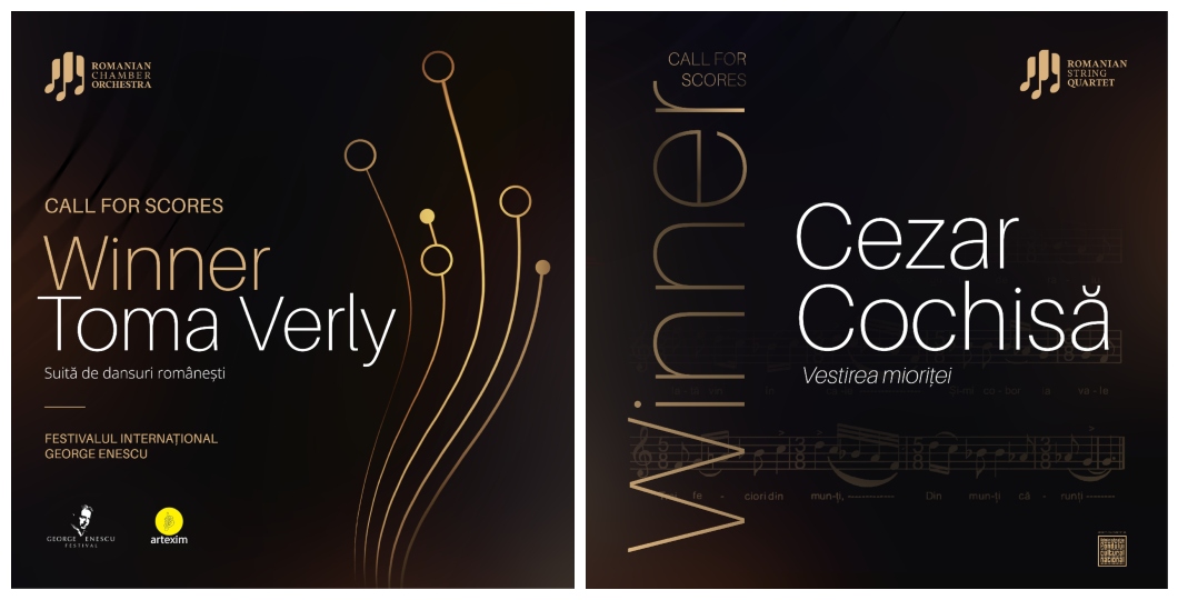 Romanian Chamber Orchestra - Romanian String Quartet Call for Scores 2025 Toma Verly Cezar Cochisă
