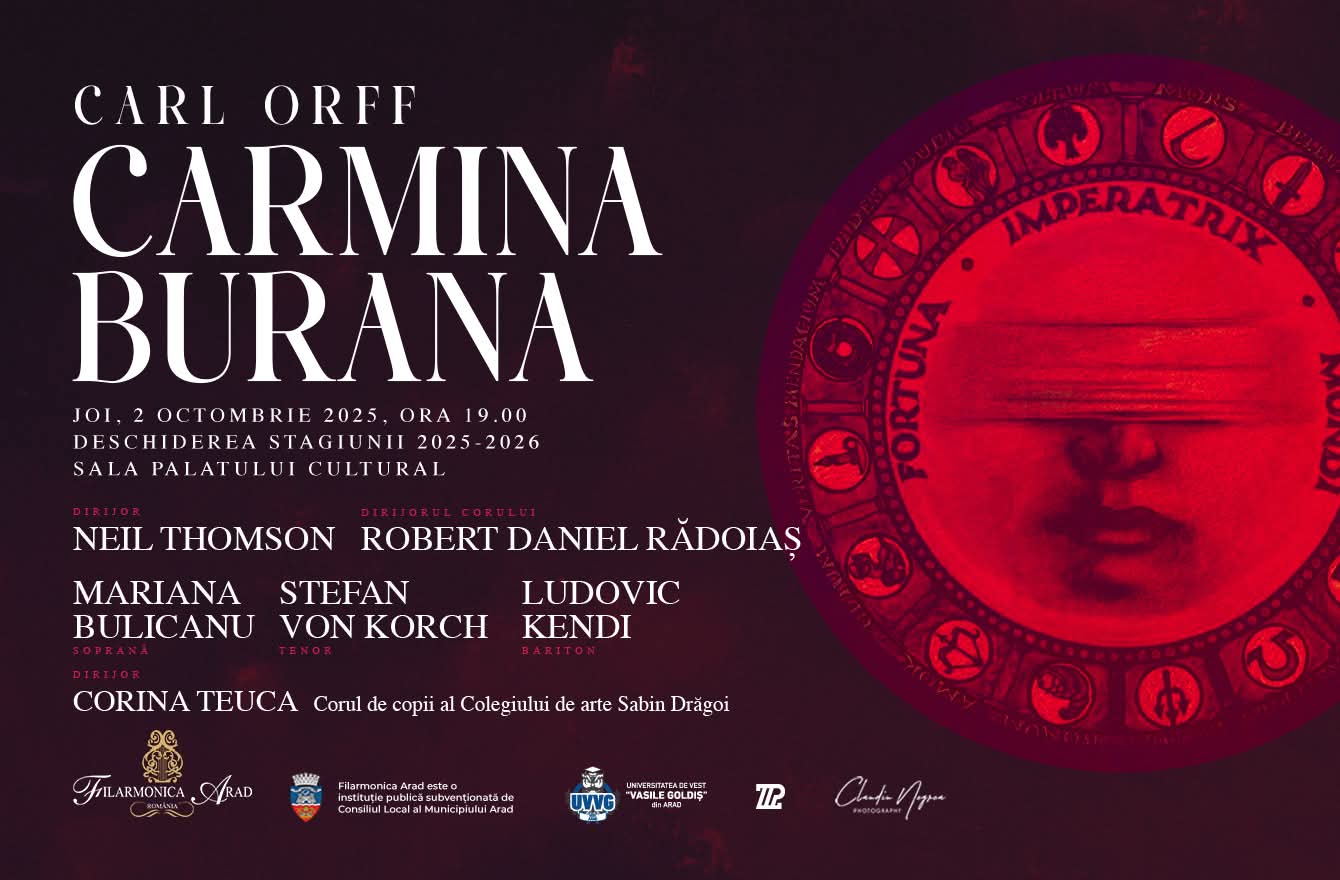 Ștefan von Korch - stagiune Filarmonica Arad 2025 2026 Carmina Burana