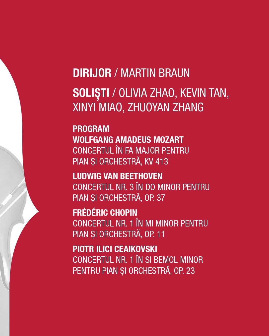 concert Arad Viena Rising Stars Miercuri, 6 august