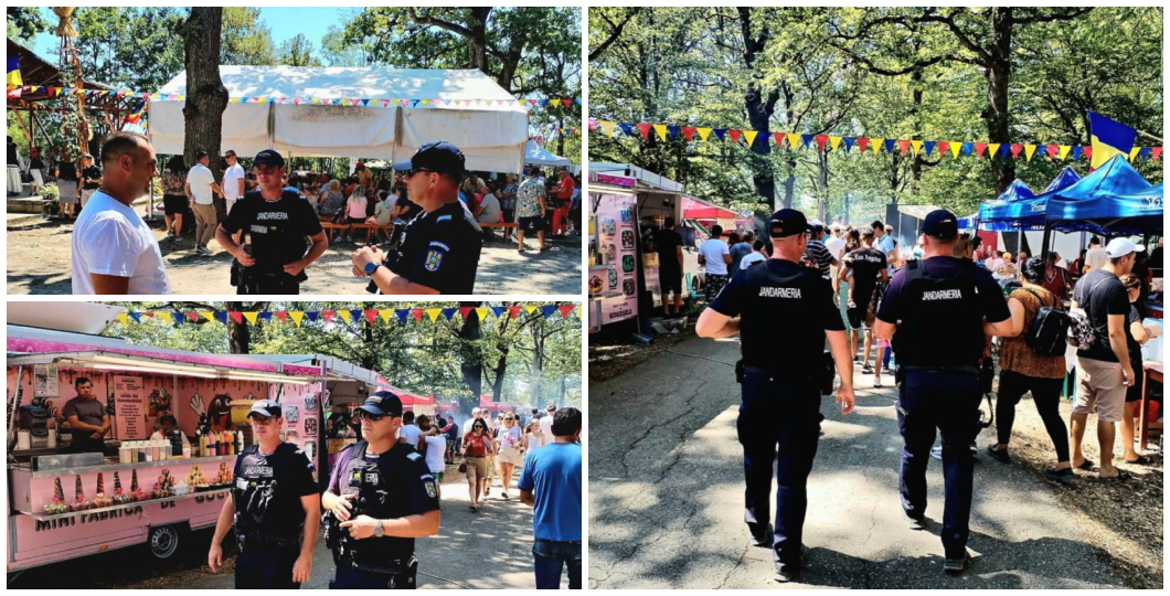 Praznicul de pită nouă din Beliu, sărbătorit în siguranță cu jandarmii alături