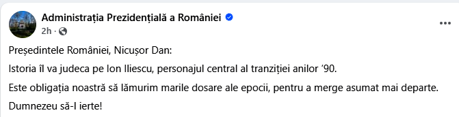 presedintele iliescu