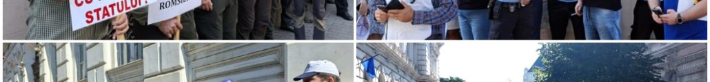 proteste polițiștii locali profesori romsilva