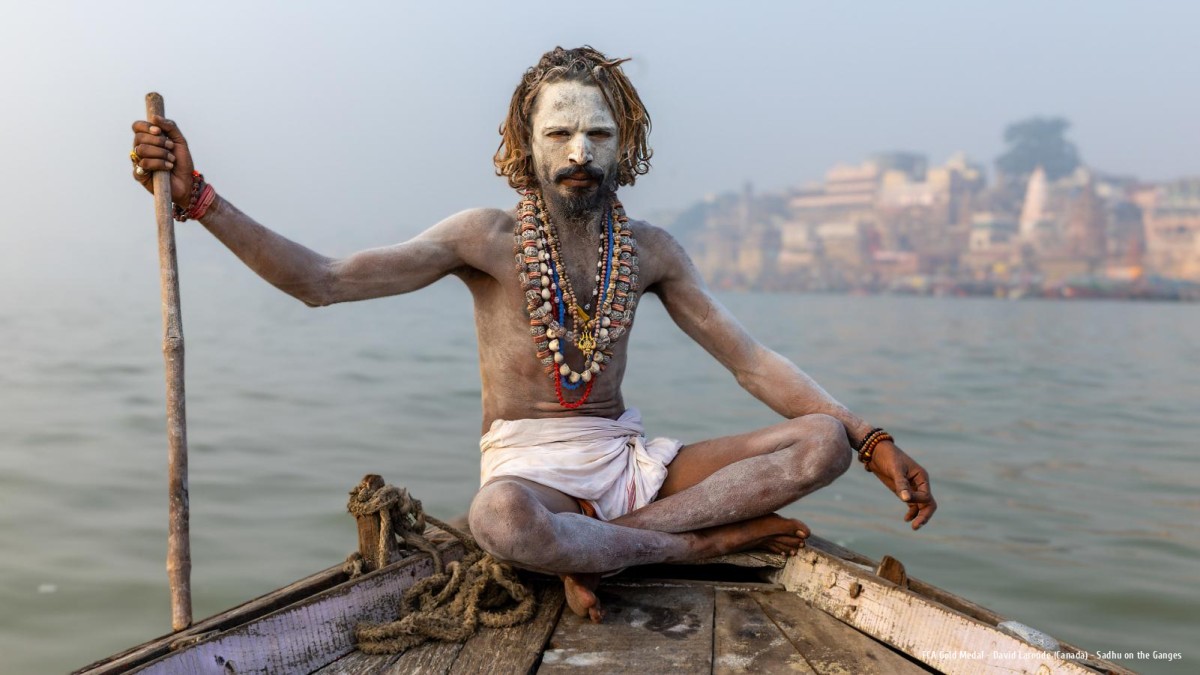 Ars Fotografica 2025 FCA Gold Medal: David Laronde (Canada) - Sadhu on the Ganges
