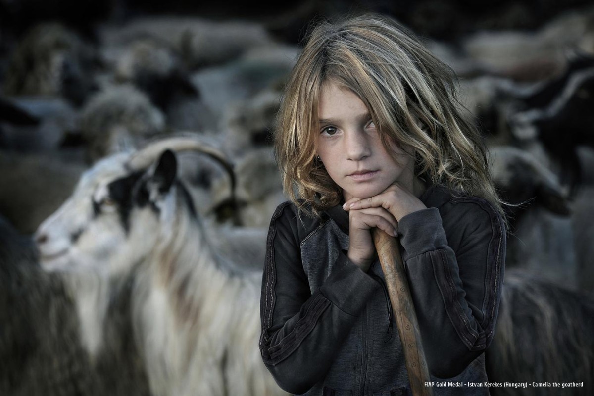 Ars Fotografica 2025 FIAP Gold Medal: Istvan Kerekes (Hungary) - Camelia the goatherd