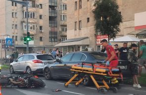 motociclist accidentat