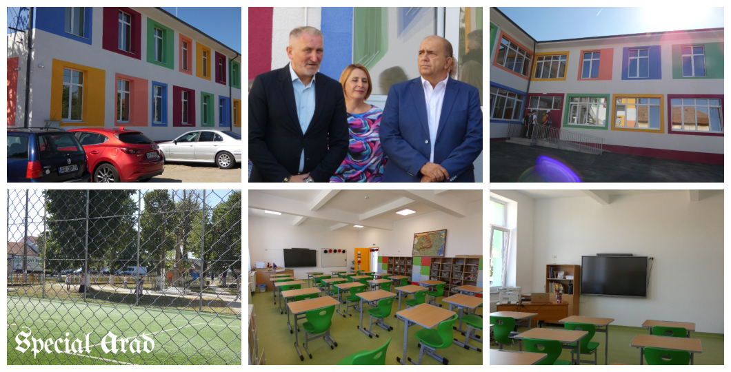 Școala din Horia, inaugurată după lucrări de reabilitare și dotare completă în valoare de 5,1 milioane de lei (Foto)