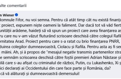 scrisoare dechisa wiener