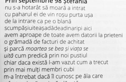 stiri ratate 38 poezie george vasilievici antologie