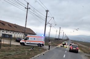 accident biciclist Ghioroc Sâmbăteni