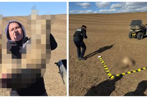 Scene de cruzime șocantă la Vinga - un vânător a călcat intenționat un căprior cu ATV-ul