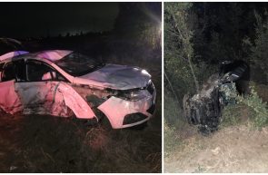 două autoturisme Andrei Șaguna accidentul