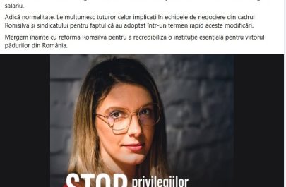 ministra mediului contractul colectiv
