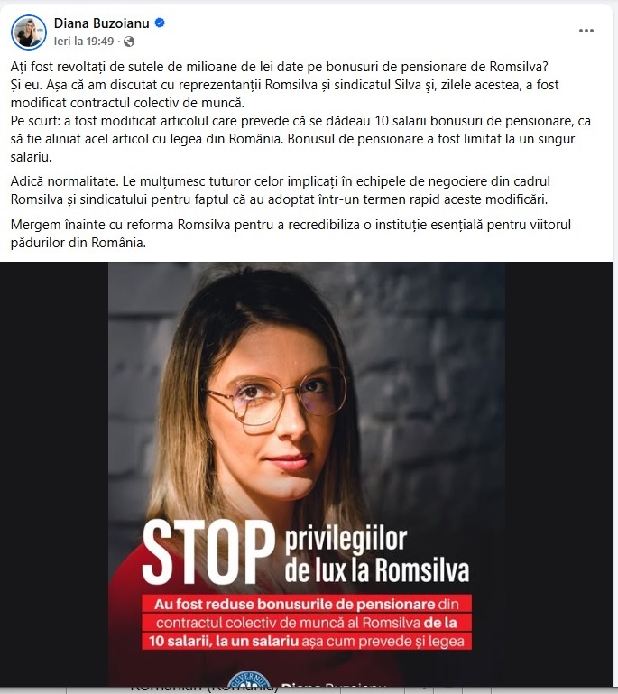 ministra mediului contractul colectiv