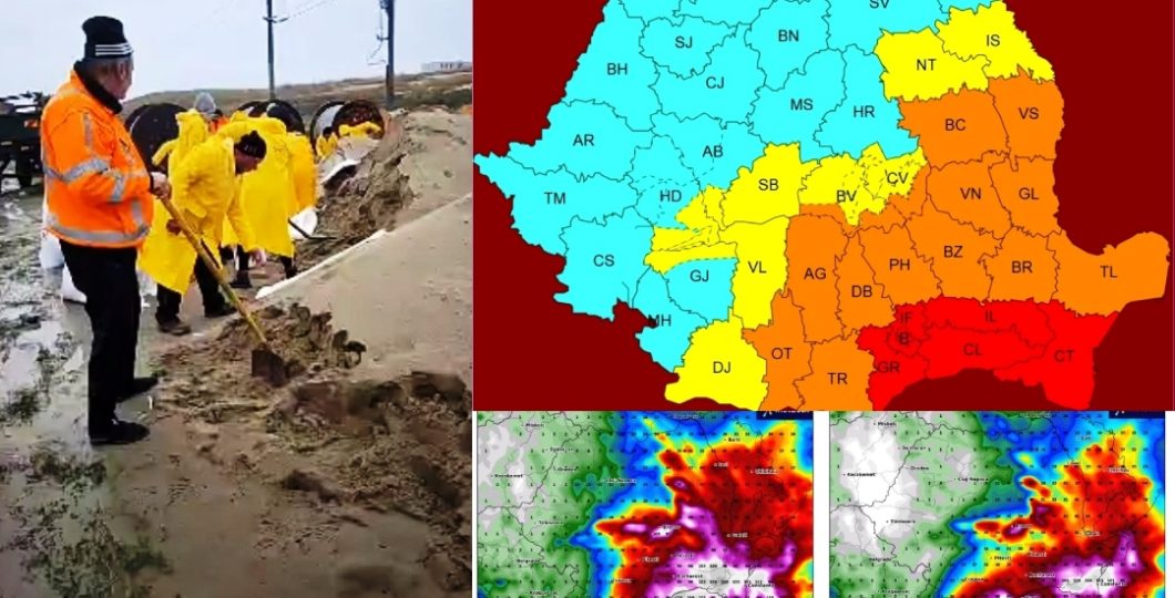 ploi abundente, școli închise și avertizări de calm.