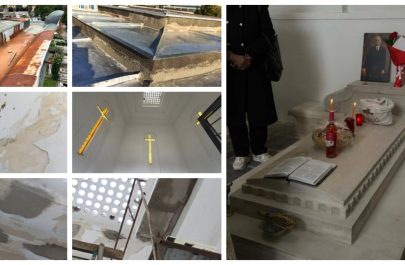 A fost reparat acoperișul cavoului lui Ștefan Cicio-Pop (2)