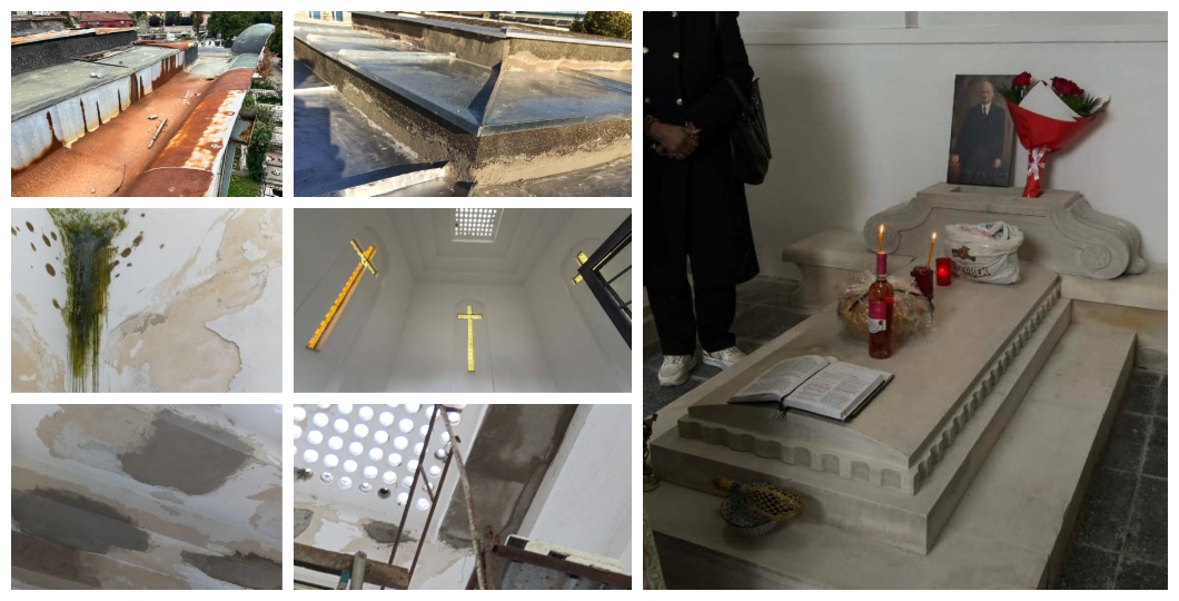 A fost reparat acoperișul cavoului lui Ștefan Cicio-Pop (2)