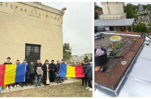 A fost reparat acoperișul cavoului lui Ștefan Cicio-Pop