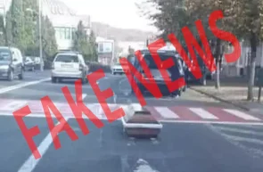 Fake News sicriul căzut pe o stradă din Arad