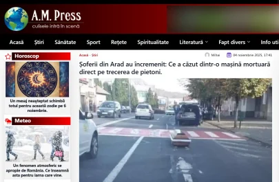 Fake News sicriul căzut pe o stradă din Arad - AM Press