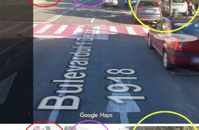 Fake News sicriul căzut pe o stradă din Arad - dovadă Târgu Mureș Google Street View