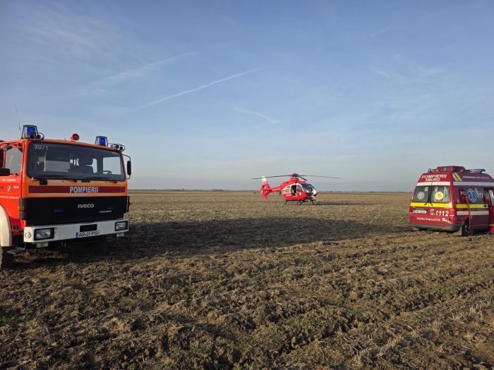 Accident cu ATV &icirc;n zona N&#259;dlac: b&#259;rbat de 40 de ani, preluat de elicopterul SMURD