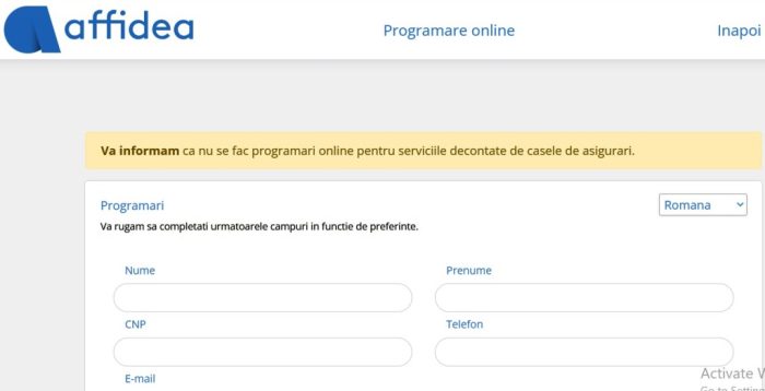 mamografii affidea online