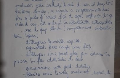 sesizare scoala