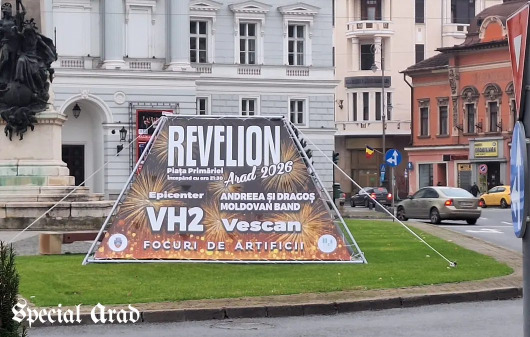 Ce trupe vor cânta în fața Primăriei Arad de Revelion 2026