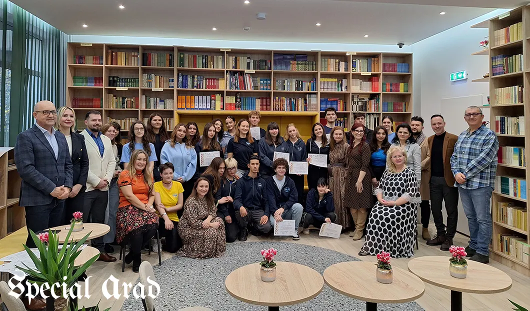 Colegiul Național „Vasile Goldiș” din Arad a inaugurat „Biblioteca de Idei” | Video