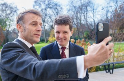 Macron și Nicușor Dan
