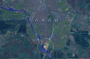 Proprietate excepțională într-o zonă în plină expansiune, în sudul municipiului Arad - 69 ha cu PUZ aprobat