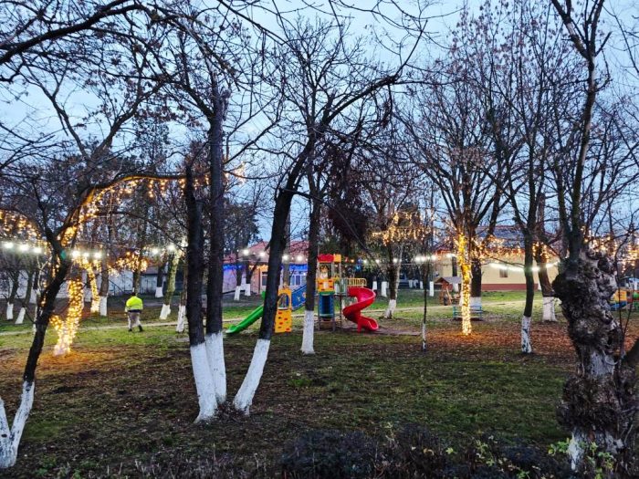 Satul lui Mos Craciun lumini 3