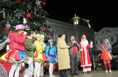 moș nicolae și coloricii la Arad