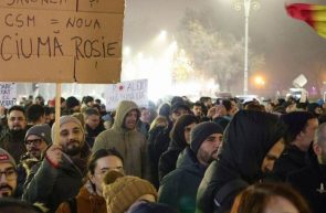 protest corupția
