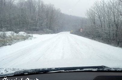 zăpadă pe Valea Mureșului