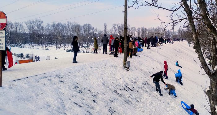 Poza pentru articolul Digul din zona Micălaca 300 – atracția acestor zile albe / GALERIE FOTO