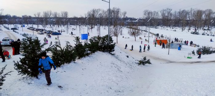 Poza pentru articolul Digul din zona Micălaca 300 – atracția acestor zile albe / GALERIE FOTO