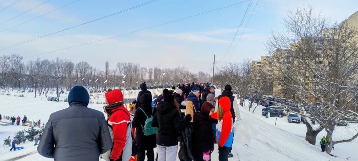 Poza pentru articolul Digul din zona Micălaca 300 – atracția acestor zile albe / GALERIE FOTO