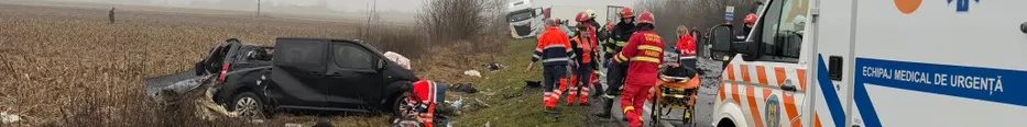 șase morți accident vestul țării