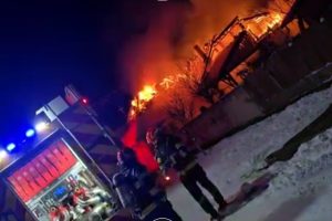 Incendiu la o casă din Vladimirescu, din cauza coșului de fum