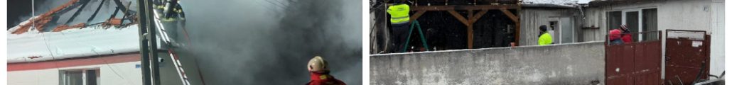 Rămași sub cerul liber în plină iarnă - drama familei din Vladimirescu după incendiu