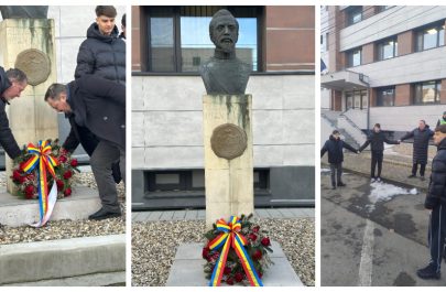 Școala Profesională ASTRA a depus o coroană de flori la bustul lui Alexandru Ioan Cuza
