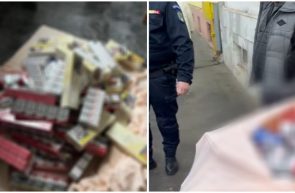 țigări contrabandă Jandarmeria