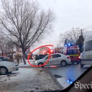 🔥 O mașină a luat foc în zona Bujac