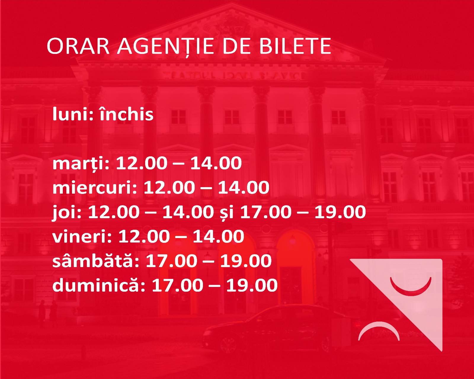 orar bilete teatrul clasic ioan slavici